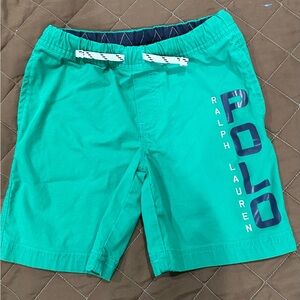 Polo by Ralph Lauren Green Boys Shorts with Elastic Waist